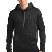 Sport Wick ® Fleece Colorblock Hooded Pullover