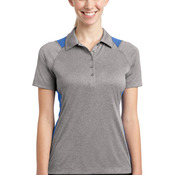 Ladies Heather Colorblock Contender ™ Polo