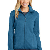 Ladies Sweater Fleece Jacket