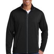 Sport Wick ® Stretch Contrast Full Zip Jacket