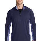 Sport Wick ® Stretch Contrast 1/2 Zip Pullover