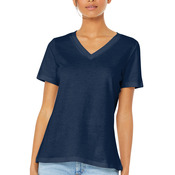 Women's Relaxed Jersey Short Sleeve V Neck Tee