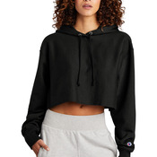 Women's Reverse Weave ® Cropped Cut Off Hooded Sweatshirt