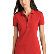 Women's Stretch Heavyweight Pique Polo