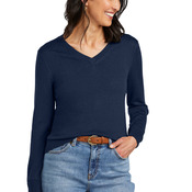 Women's Washable Merino V Neck Sweater